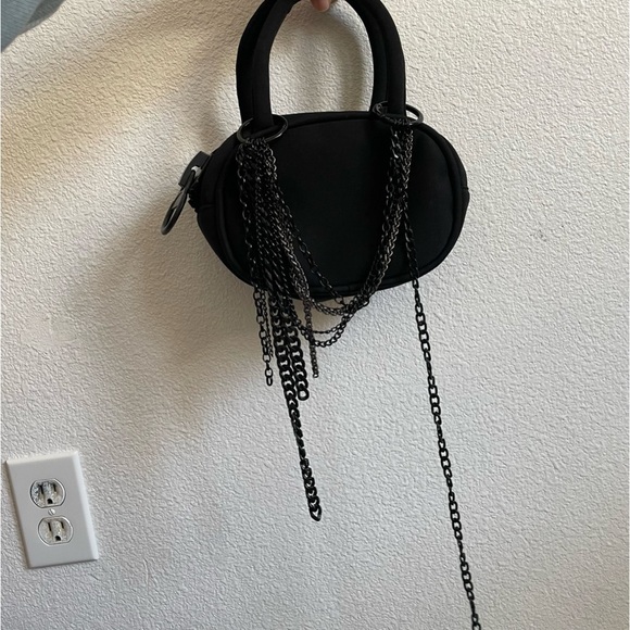 DOLLS KILL PLAYER ONE BLACK NEOPRENE BAG POSTER GRL - Picture 4 of 10